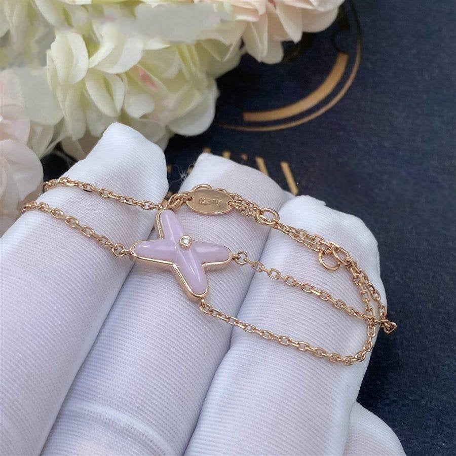 ¡®Lume Jewelry¡¯JEUX BRACELET PINK MOP PINK GOLD 1 DIAMOND
