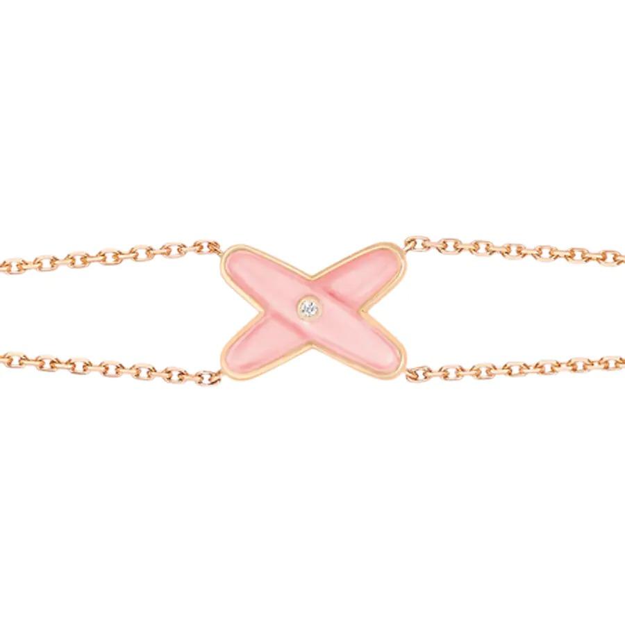 ¡®Lume Jewelry¡¯JEUX BRACELET PINK MOP PINK GOLD 1 DIAMOND