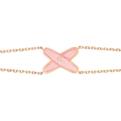 ¡®Lume Jewelry¡¯JEUX BRACELET PINK MOP PINK GOLD 1 DIAMOND