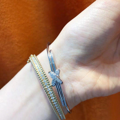 ¡®Lume Jewelry¡¯JEUX DE BRACELET SILVER DIAMONDS