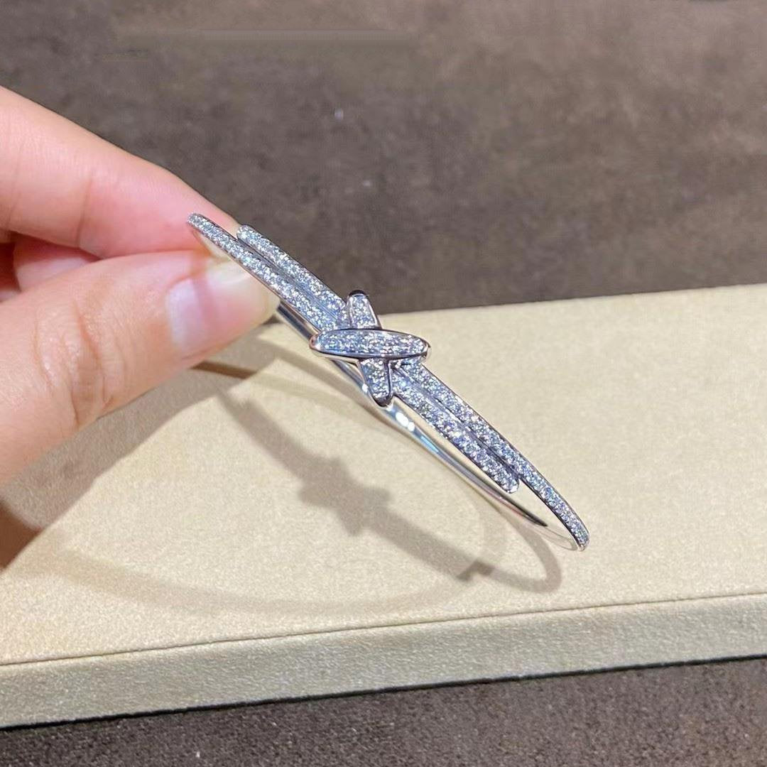 ¡®Lume Jewelry¡¯JEUX DE BRACELET DIAMONDS SILVER