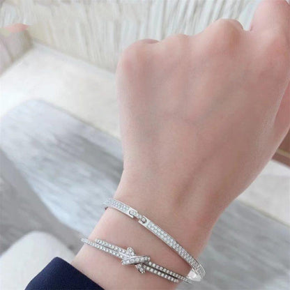 ¡®Lume Jewelry¡¯JEUX DE BRACELET DIAMONDS SILVER