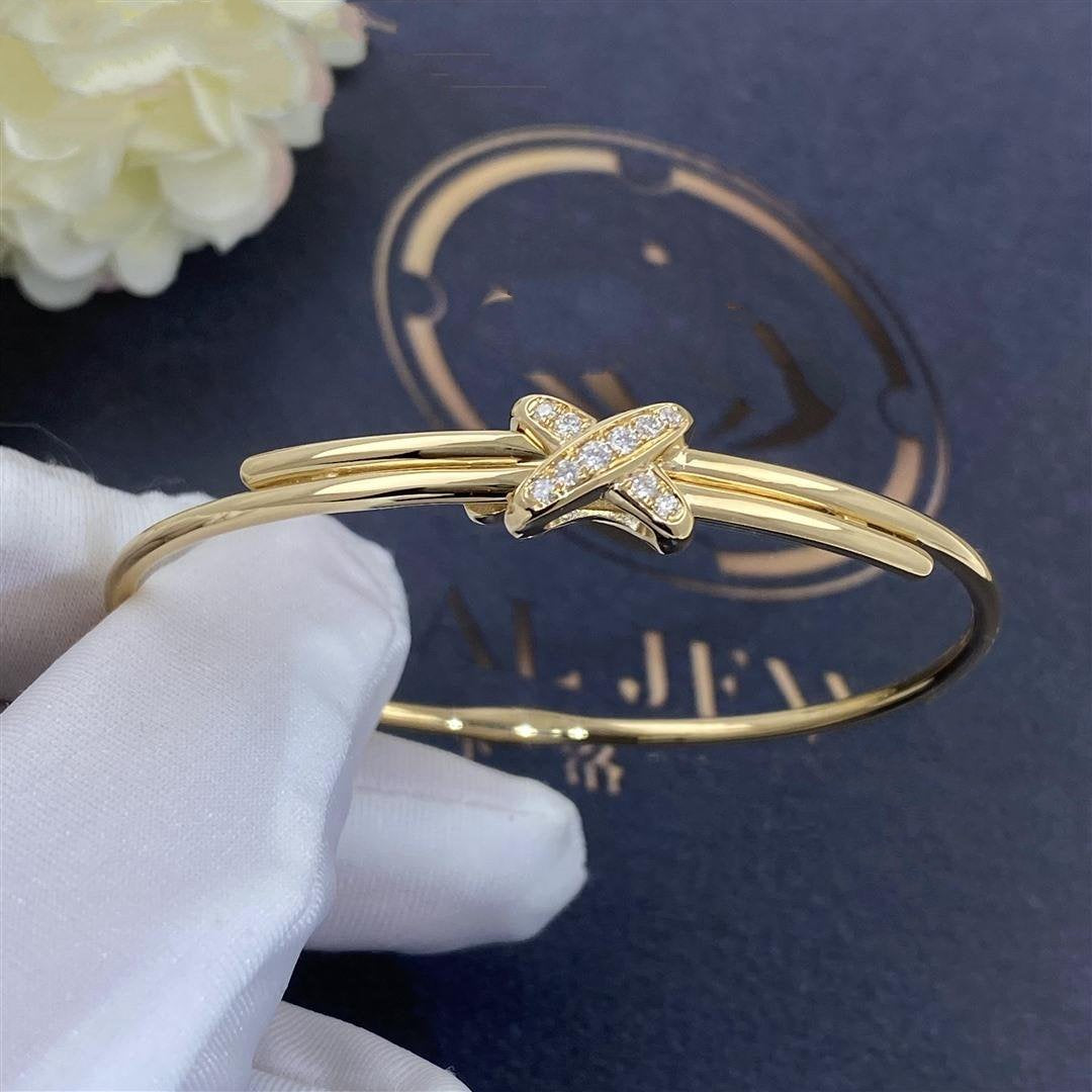 ¡®Lume Jewelry¡¯JEUX DE BRACELET GOLD DIAMONDS