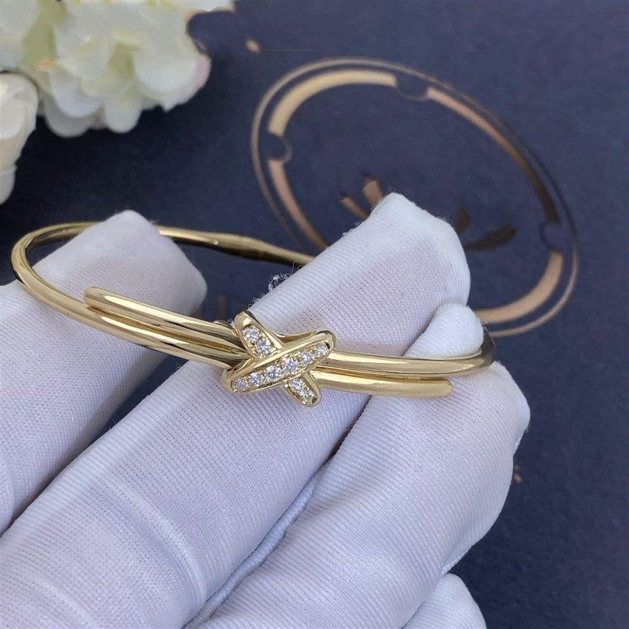 ¡®Lume Jewelry¡¯JEUX DE BRACELET GOLD DIAMONDS