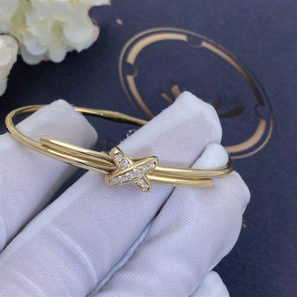 ¡®Lume Jewelry¡¯JEUX DE BRACELET GOLD DIAMONDS