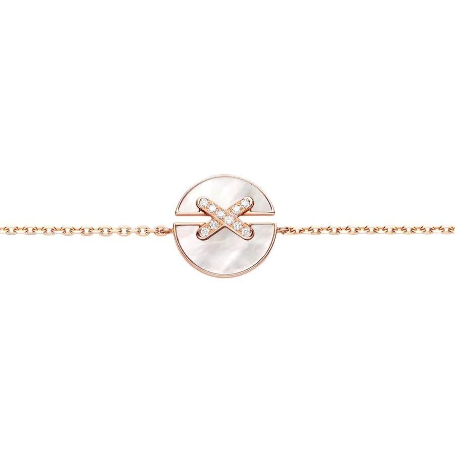 ¡®Lume Jewelry¡¯JEUX DE BRACELET MOP PINK GOLD DIAMONDS