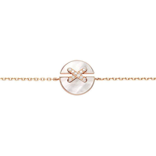 ¡®Lume Jewelry¡¯JEUX DE BRACELET MOP PINK GOLD DIAMONDS