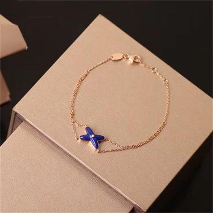 ¡®Lume Jewelry¡¯Hollow Design Four-Leaf Clover Flower Shape Ring