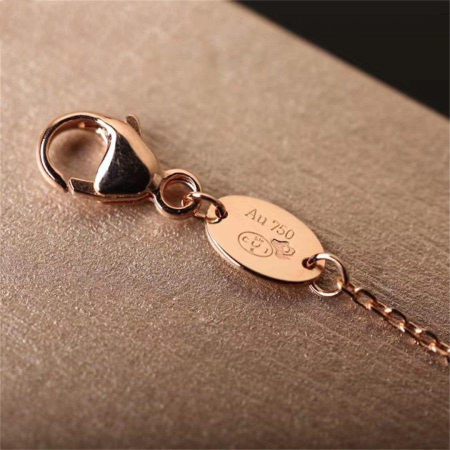 ¡®Lume Jewelry¡¯Hollow Design Four-Leaf Clover Flower Shape Ring