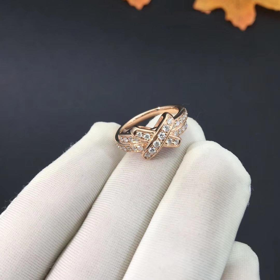 ¡®Lume Jewelry¡¯JEUX DE RING PINK GOLD DIAMOND
