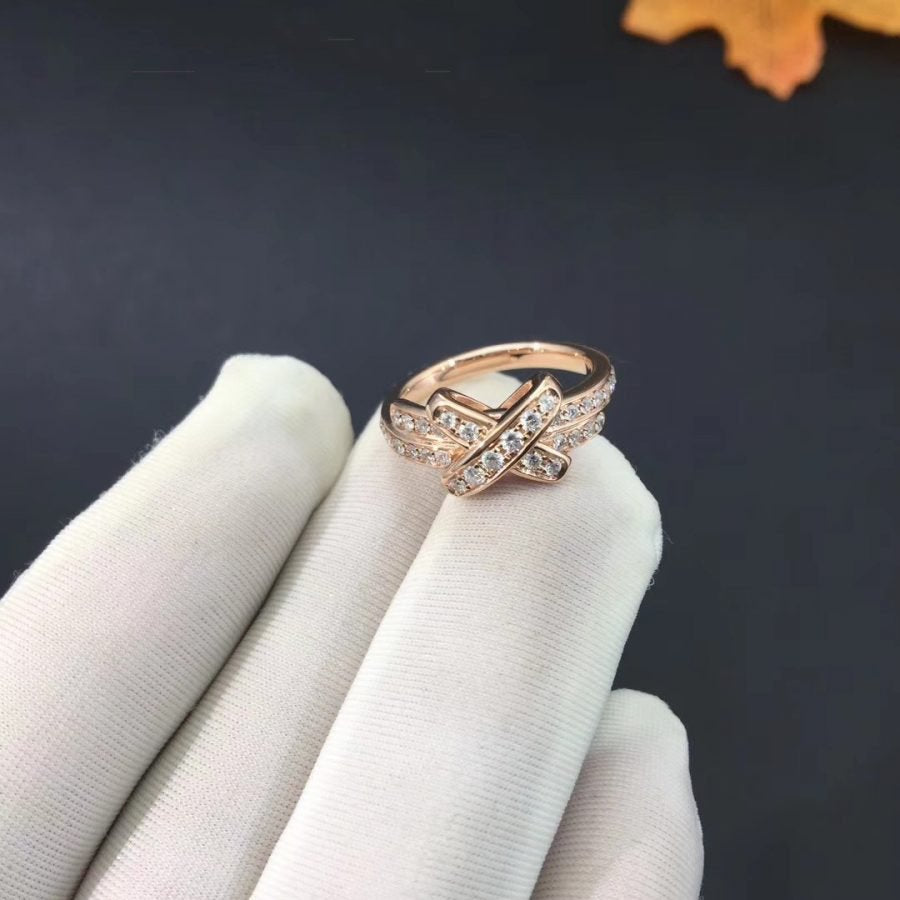 ¡®Lume Jewelry¡¯JEUX DE RING PINK GOLD DIAMOND