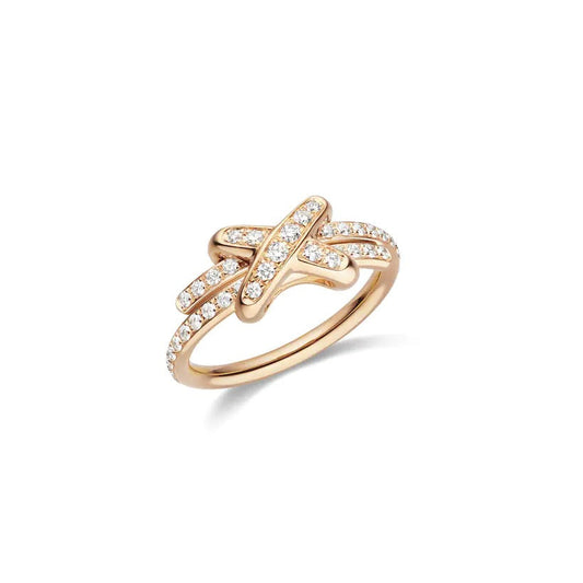 ¡®Lume Jewelry¡¯JEUX DE RING PINK GOLD DIAMOND