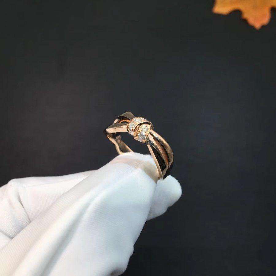 ¡®Lume Jewelry¡¯LIENS RING PINK GOLD DIAMOND