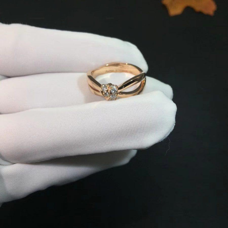 ¡®Lume Jewelry¡¯LIENS RING PINK GOLD DIAMOND
