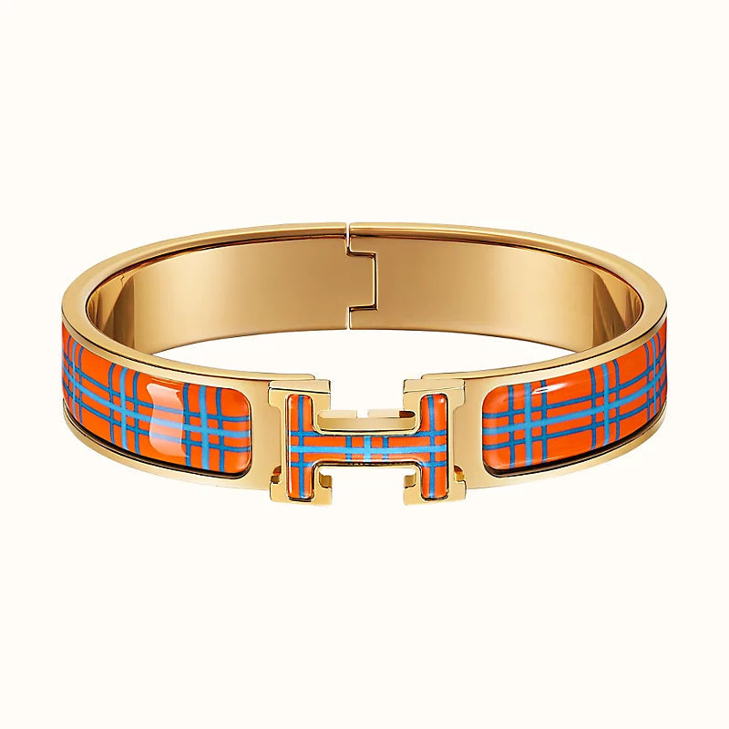¡®Lume Jewelry¡¯H TARTAN BRACELET 12MM
