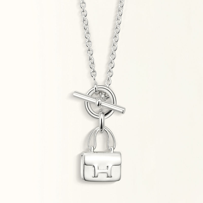 ¡®Lume Jewelry¡¯POP H PEDANT SILVER NECKLACE