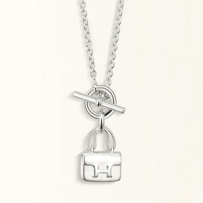 ¡®Lume Jewelry¡¯POP H PEDANT SILVER NECKLACE