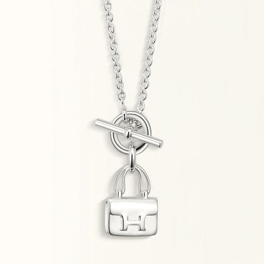 ¡®Lume Jewelry¡¯POP H PEDANT SILVER NECKLACE