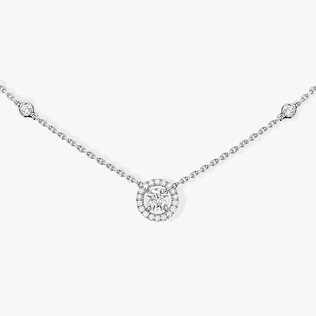 [Lume Jewelry]Diamond Necklace 0,20ct Brilliant Shape Joy