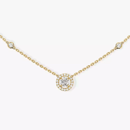 [Lume Jewelry]Diamond Necklace 0,20ct Brilliant Shape Joy
