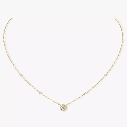 [Lume Jewelry]Diamond Necklace 0,20ct Brilliant Shape Joy