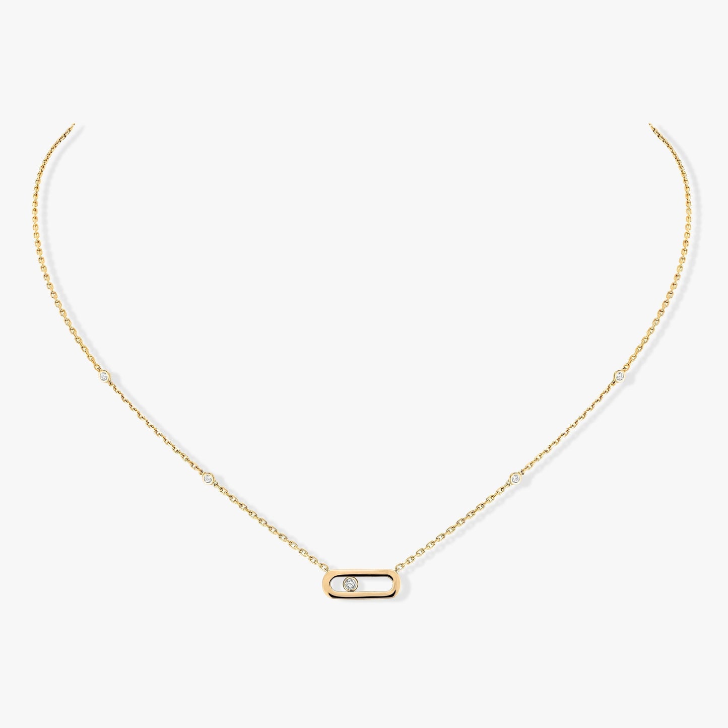 [Lume Jewelry]MOVE UNO DIAMOND NECKLACE