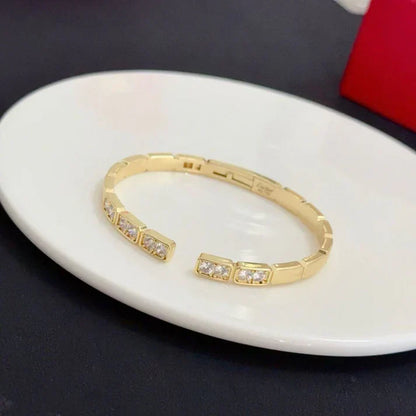 [Lume Jewelry]LOVE DIAMOND OPEN BRACELET