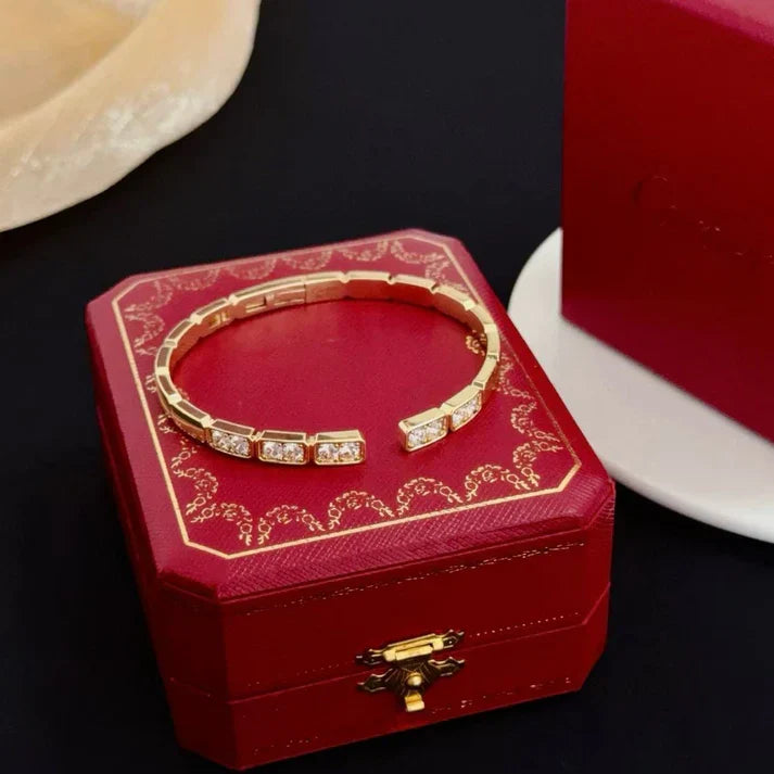 [Lume Jewelry]LOVE DIAMOND OPEN BRACELET