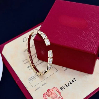 [Lume Jewelry]LOVE DIAMOND OPEN BRACELET