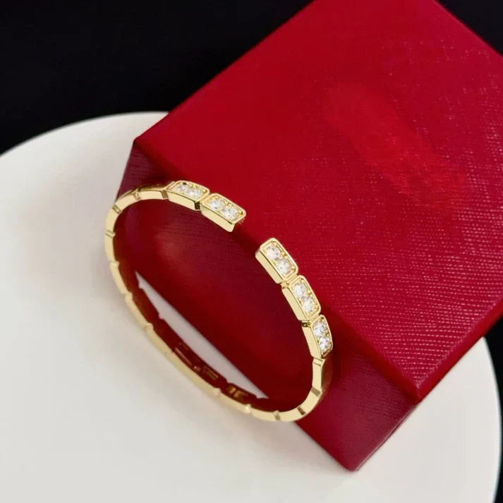 [Lume Jewelry]LOVE DIAMOND OPEN BRACELET