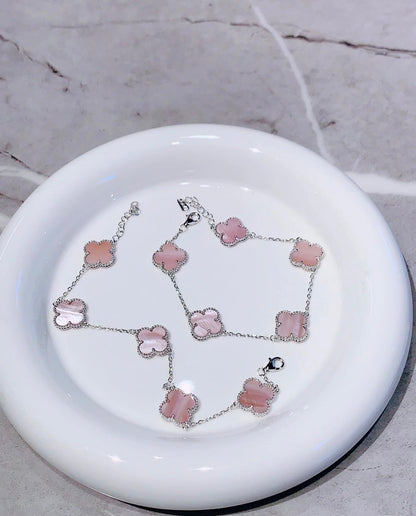 [Lume JewelryLight Pink Braided Bracelet
