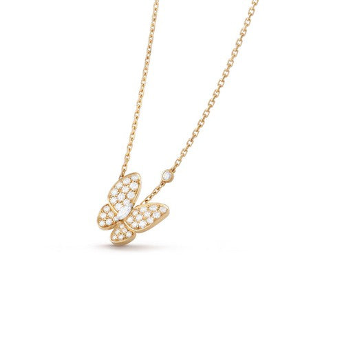 ¡®Lume Jewelry¡¯BUTTERFLY DIAMOND NECKLACE