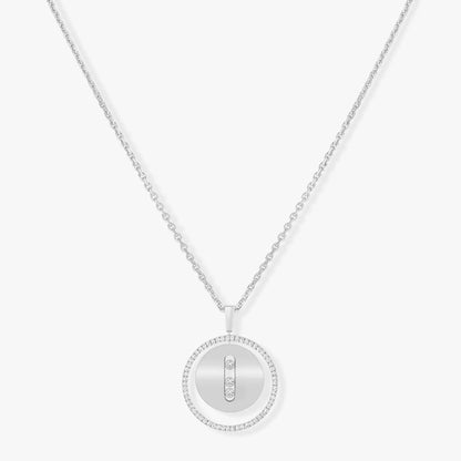 [Lume Jewelry]LUCKY MOVE MM SILVER DIAMOND NECKLACE