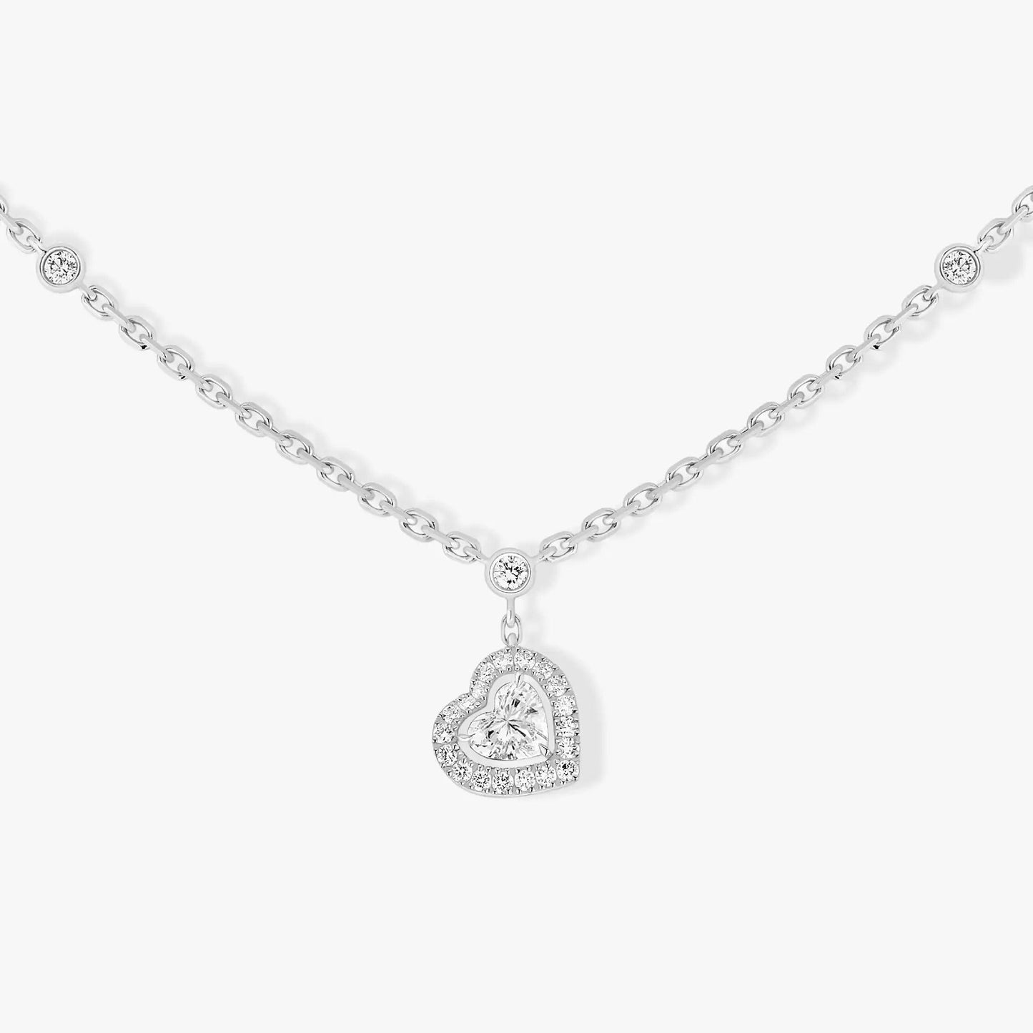 [Lume Jewelry]JOY HEART DIAMOND NECKLACE
