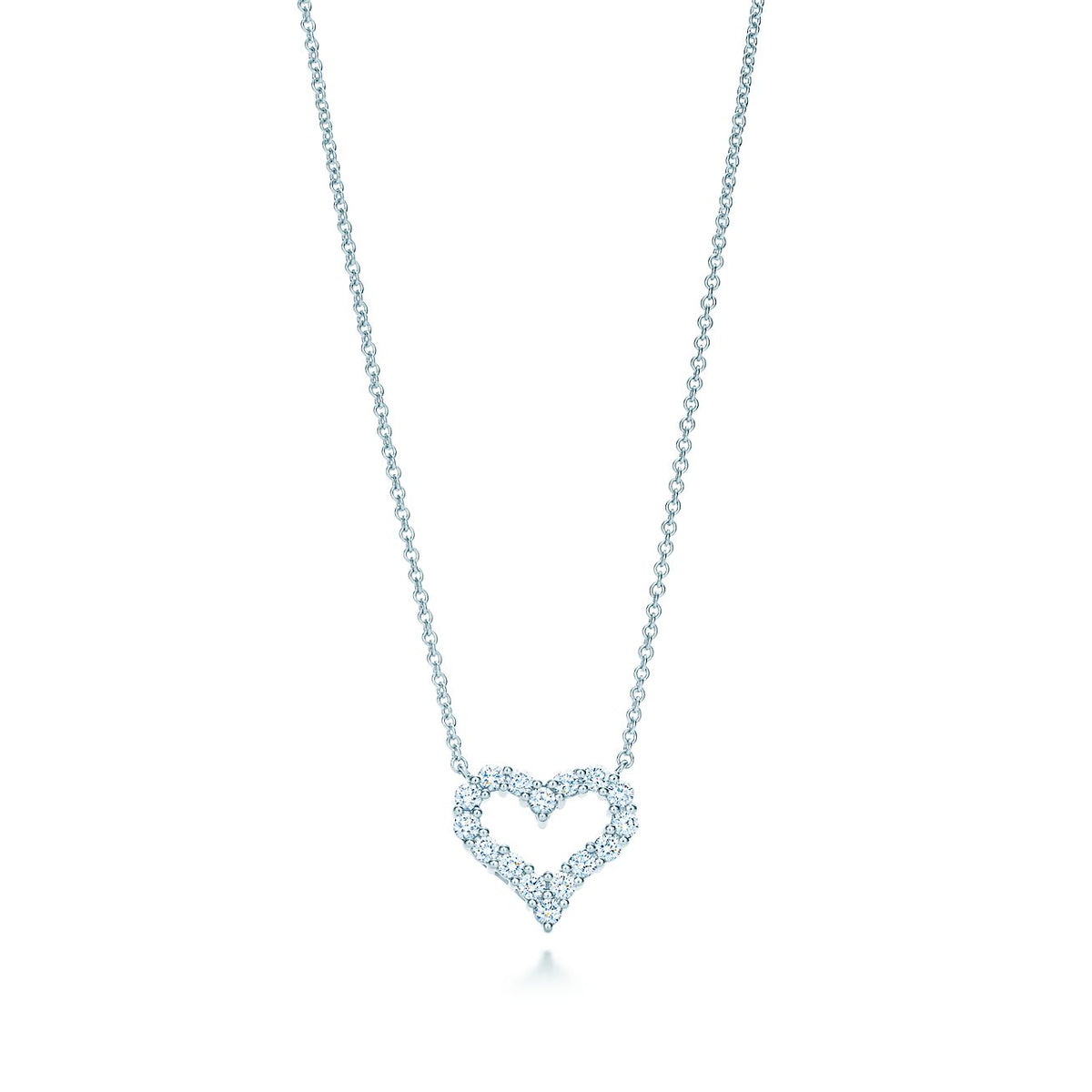 [Lume Jewelry]HEART-SHAPED DIAMOND NECKLACE
