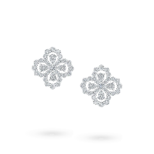 ¡®Lume Jewelry¡¯LOOP EARRINGS FULL MOTIF DIAMOND 16MM