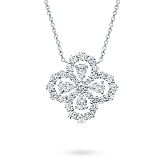 ¡®Lume Jewelry¡¯LOOP NECKLACE FULL MOTIF DIAMOND 16MM MULTIPLE COLORS