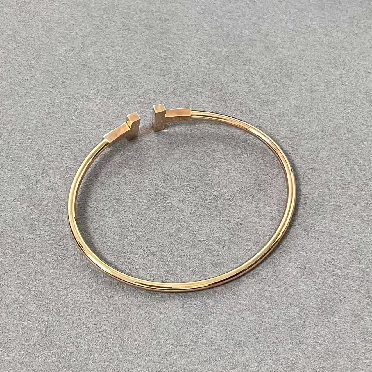 [Lume Jewelry] T House Double T Open Bangle