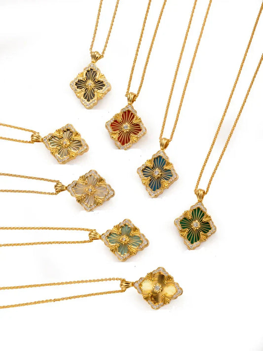[Lume Jewelry] B.C.L BIG SIZE ENAMEL NECKLACE£¨Various