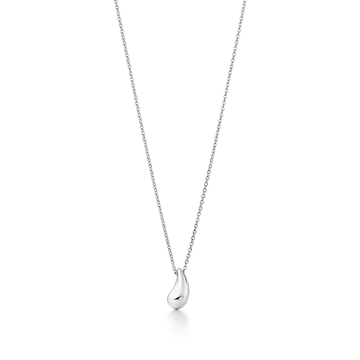 [Lume Jewelry]ELSA PERETTI TEARDROP PENDANT STERLING SILVER NECKLACE