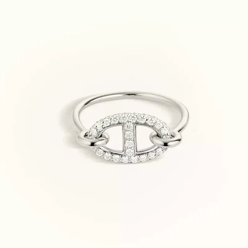 ¡®Lume Jewelry¡¯RONDE SMALL SILVER DIAMOND RING