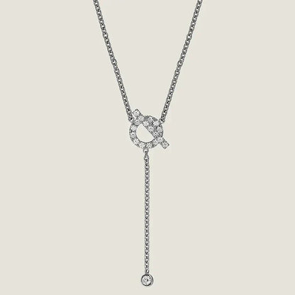 ¡®Lume Jewelry¡¯FINESSE SILVER DIAMOND NECKLACE