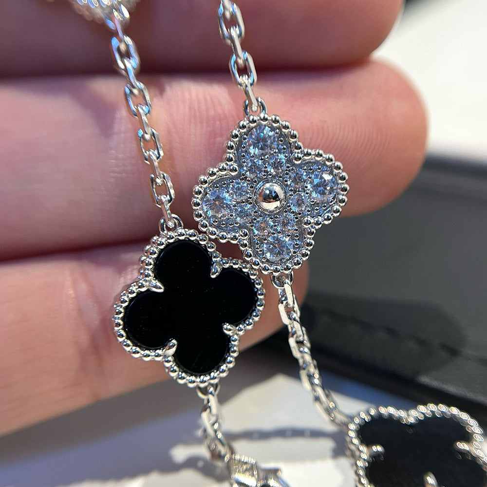 [Lume Jewelry]New CLOVER 5 MOTIF ONYXS BRACELET COLLECTION