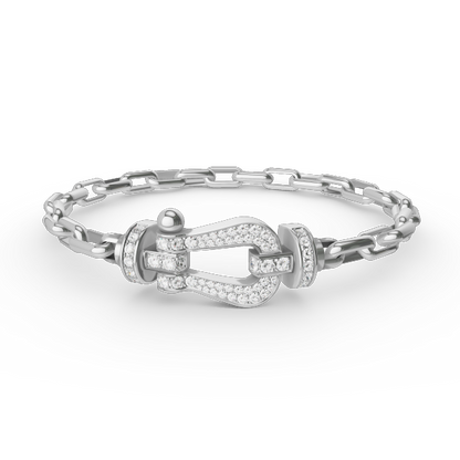 ¡®Lume Jewelry¡¯FORCE LARGE HORSESHOE CLASP  METAL BRACELET
