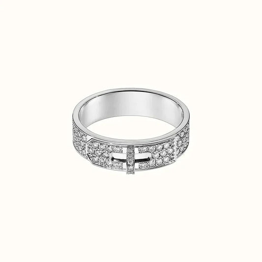 ¡®Lume Jewelry¡¯KELLY SILVER DIAMOND RING