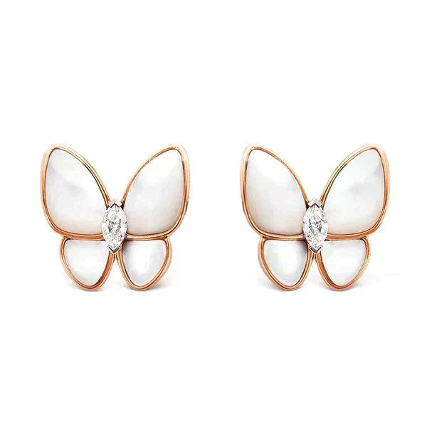 ¡®Lume Jewelry¡¯BUTTERFLY MOP DIAMOND EARRINGS
