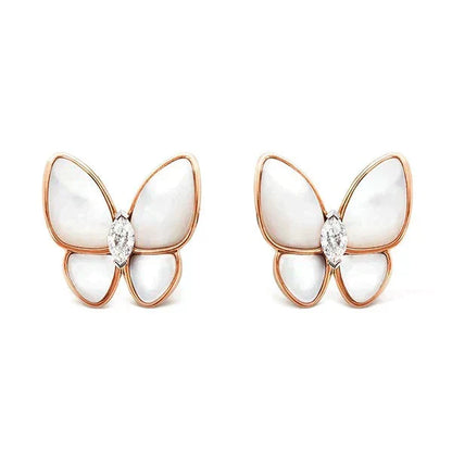 ¡®Lume Jewelry¡¯BUTTERFLY MOP DIAMOND EARRINGS
