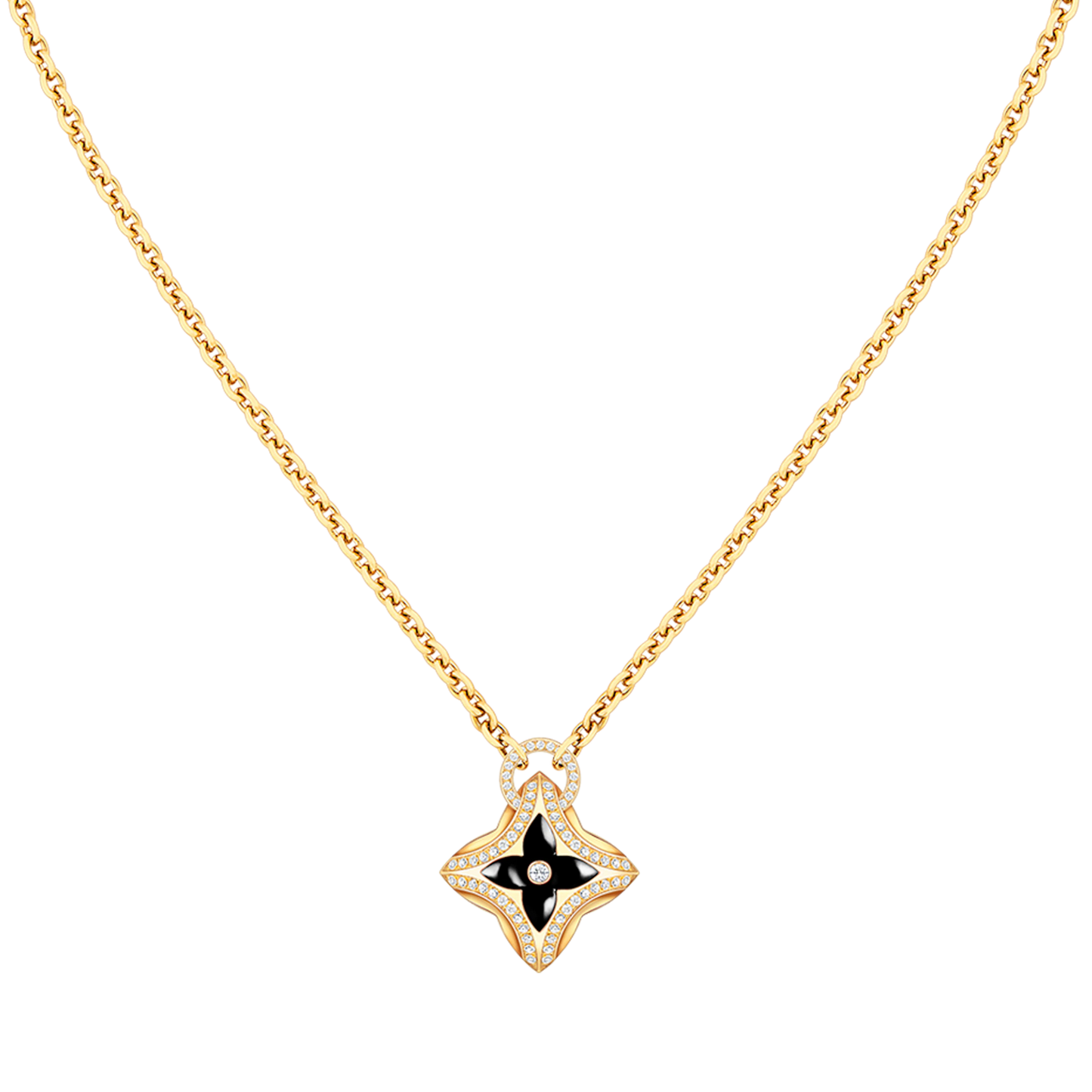 ¡®Lume Jewelry¡¯STAR PEDANT PINK GOLD DIAMOND NECKLACE
