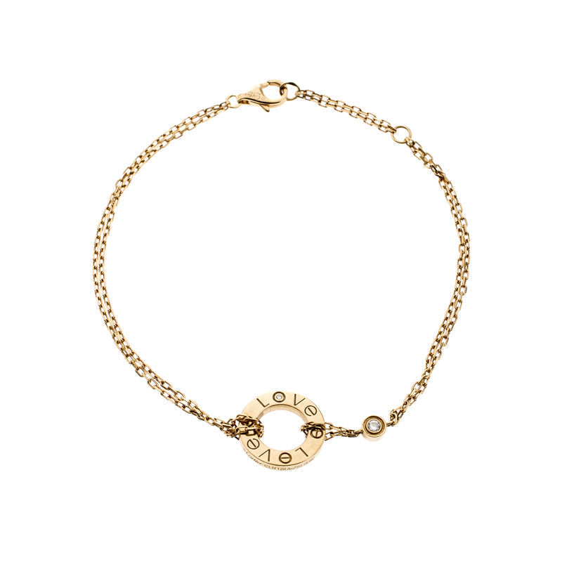 ¡®Lume Jewelry¡¯LOVE BRACELET 2 DIAMOND