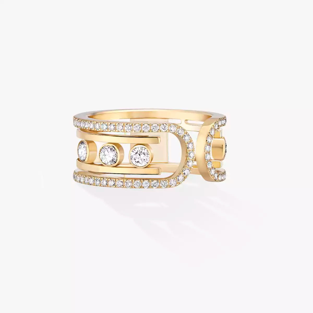 [Lume Jewelry]Move 10th Diamond Ring in Gold